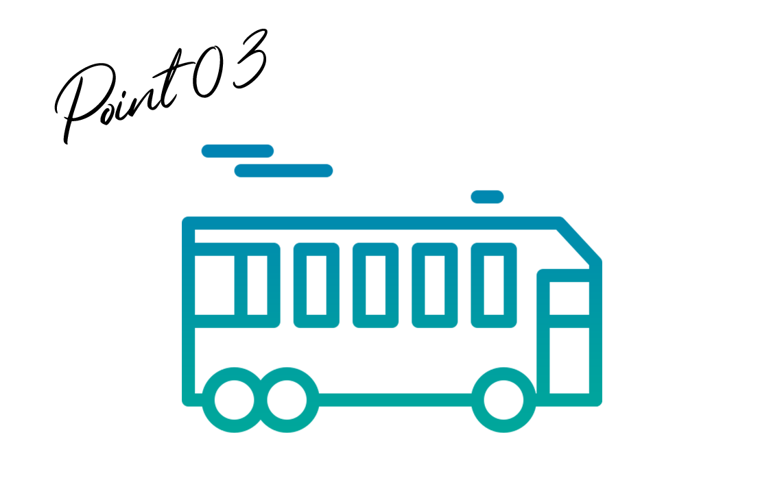 Point03 Free shuttle bus service