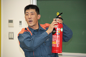 Explanation of fire extinguisher