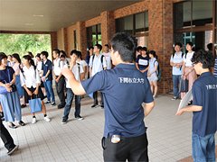 On-campus facility tour