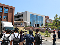 On-campus facility tour