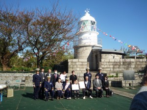 Commemorative ceremony for the members of the circle.