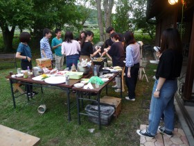 Barbecue Bungo beef and yakisoba for dinner (1)