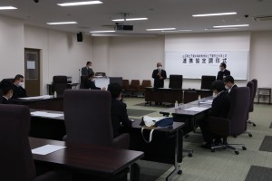 Signing ceremony, Shimonoseki Secondary School